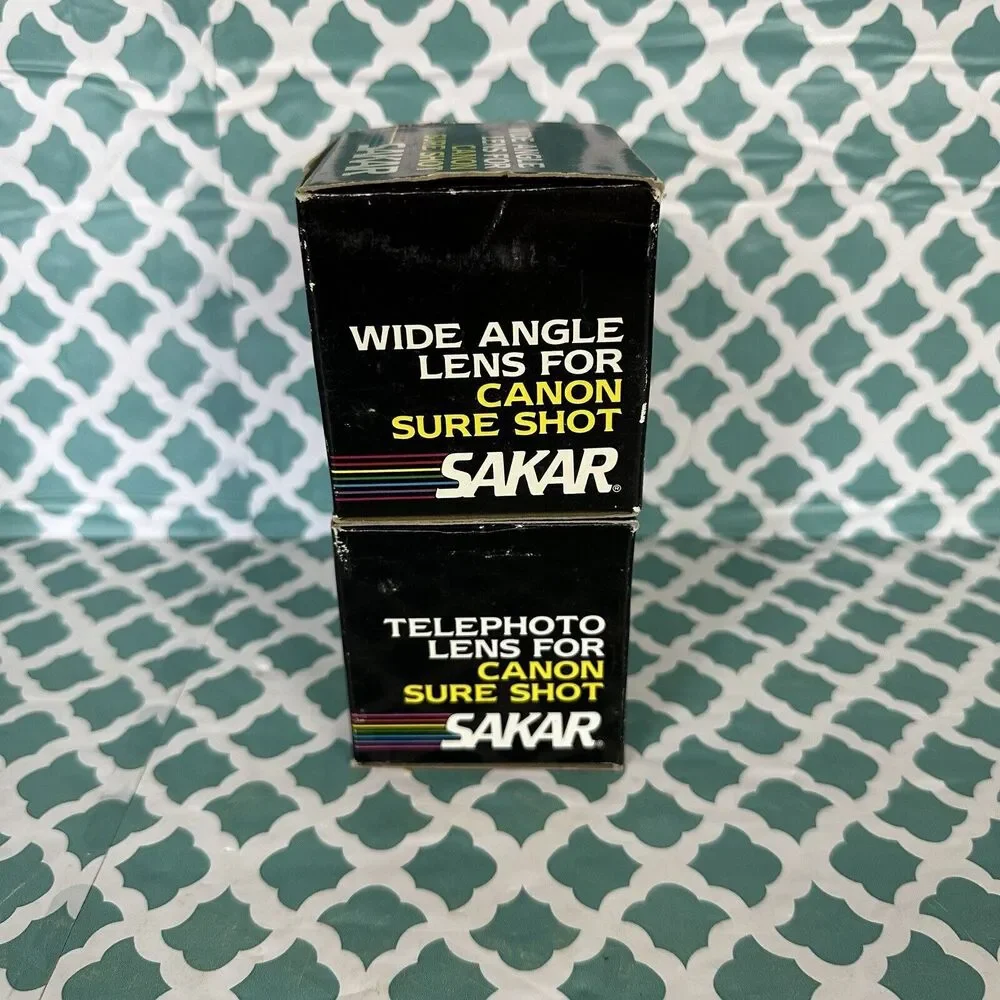 Sakar‎ Vintage Camera Lens Lot of Wide Angle & Telephoto Teleconverter AF35M II